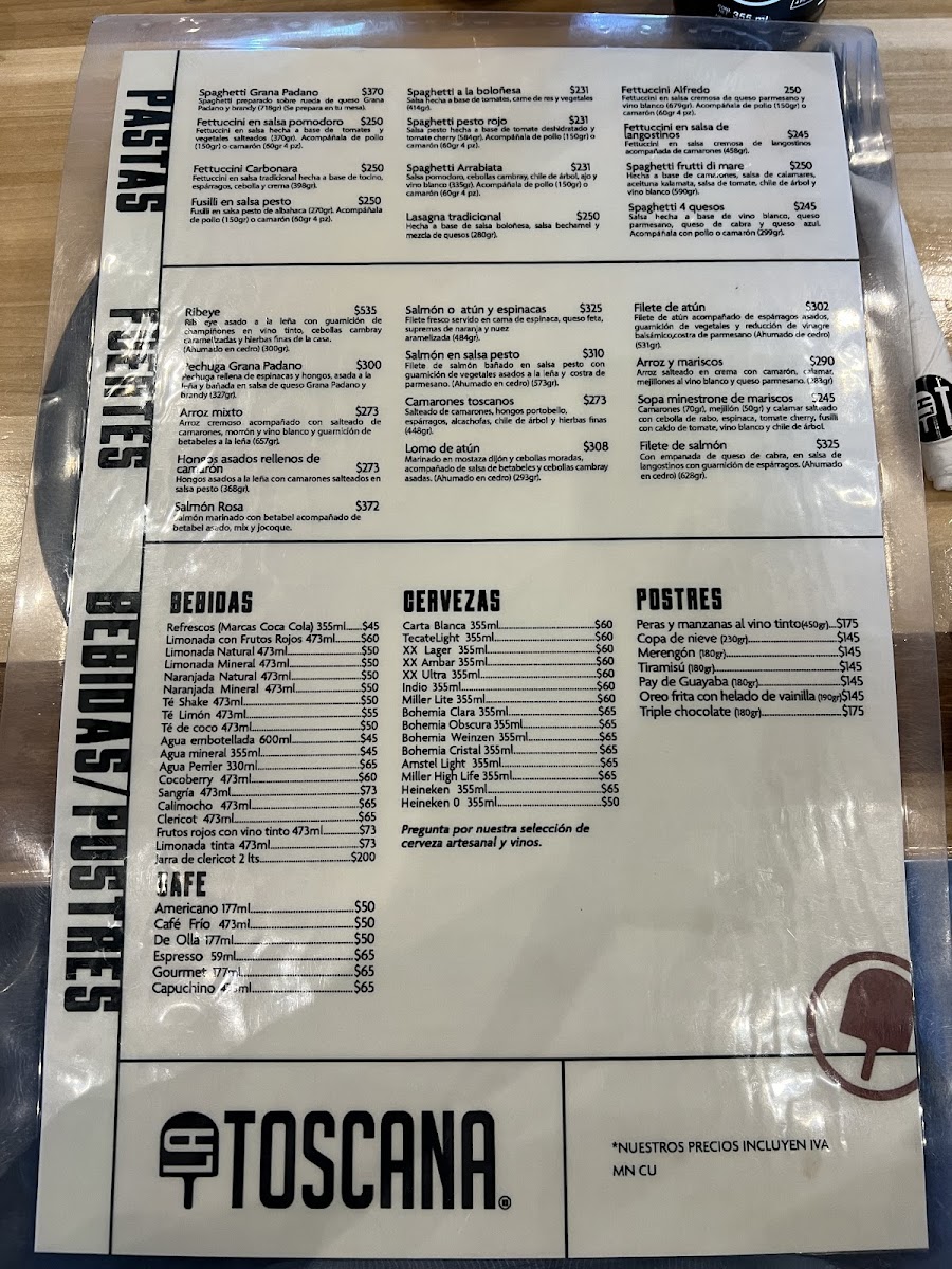La Toscana Chihuahua Menu - Image 2